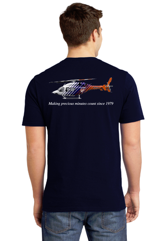SALE - T-Shirt - Short Sleeve Ring Spun Cotton Bell 429 Helicopter